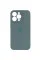 Чохол Silicone Case Full Camera Protective (AA) для Apple iPhone 14 Pro Max (6.7) - Зелений / Pine green - фото