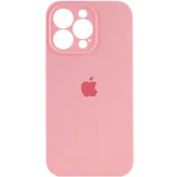 Чехол Silicone Case Full Camera Protective (AA) для Apple iPhone 14 Pro Max (6.7) - Розовый / Light pink