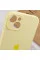 Чохол Silicone Case Full Camera Protective (AA) для Apple iPhone 14 (6.1) - Жовтий / Mellow Yellow - фото
