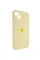 Чохол Silicone Case Full Camera Protective (AA) для Apple iPhone 14 (6.1) - Жовтий / Mellow Yellow - фото