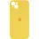 Чехол Silicone Case Full Camera Protective (AA) для Apple iPhone 14 (6.1) - Желтый / Yellow
