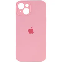Чехол Silicone Case Full Camera Protective (AA) для Apple iPhone 14 Plus (6.7) - Розовый / Light pink