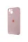 Чохол Silicone Case Full Camera Protective (AA) для Apple iPhone 15 (6.1) - Рожевий / Chalk Pink - фото