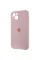 Чохол Silicone Case Full Camera Protective (AA) для Apple iPhone 15 (6.1) - Рожевий / Chalk Pink - фото