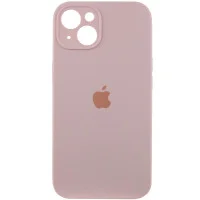 Чохол Silicone Case Full Camera Protective (AA) для Apple iPhone 15 (6.1) - Рожевий / Chalk Pink