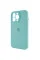 Чохол Silicone Case Full Camera Protective (AA) для Apple iPhone 15 Pro (6.1) - Бірюзовий / Marine Green - фото
