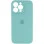 Чохол Silicone Case Full Camera Protective (AA) для Apple iPhone 15 Pro (6.1) - Бірюзовий / Marine Green