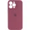 Чохол Silicone Case Full Camera Protective (AA) для Apple iPhone 15 Pro (6.1) - Бордовий / Plum
