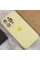 Чехол Silicone Case Full Camera Protective (AA) для Apple iPhone 15 Pro (6.1) - Желтый / Mellow Yellow - фото