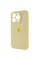 Чехол Silicone Case Full Camera Protective (AA) для Apple iPhone 15 Pro (6.1) - Желтый / Mellow Yellow - фото