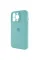 Чехол Silicone Case Full Camera Protective (AA) для Apple iPhone 15 Pro Max (6.7) - Бирюзовый / Marine Green - фото