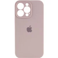 Чехол Silicone Case Full Camera Protective (AA) для Apple iPhone 15 Pro Max (6.7) - Серый / Lavender