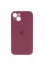 Чехол Silicone Case Full Camera Protective (AA) для Apple iPhone 15 Plus (6.7) - Бордовый / Plum - фото
