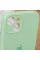 Чехол Silicone Case Full Camera Protective (AA) для Apple iPhone 15 Plus (6.7) - Зеленый / Pistachio - фото