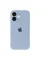 Чехол Silicone Case Full Camera Protective (AA) для Apple iPhone 16 (6.1) - Голубой / Sweet Blue - фото