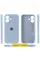 Чехол Silicone Case Full Camera Protective (AA) для Apple iPhone 16 (6.1) - Голубой / Sweet Blue - фото