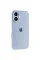 Чехол Silicone Case Full Camera Protective (AA) для Apple iPhone 16 (6.1) - Голубой / Sweet Blue - фото