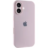 Чохол Silicone Case Full Camera Protective (AA) для Apple iPhone 16 (6.1) - Рожевий / Chalk Pink