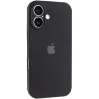 Чохол Silicone Case Full Camera Protective (AA) для Apple iPhone 16 (6.1) - Чорний / Black