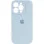 Чехол Silicone Case Full Camera Protective (AA) для Apple iPhone 16 Pro (6.3) - Голубой / Sweet Blue