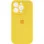 Чехол Silicone Case Full Camera Protective (AA) для Apple iPhone 16 Pro (6.3) - Желтый / Yellow
