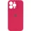 Чехол Silicone Case Full Camera Protective (AA) для Apple iPhone 16 Pro (6.3) - Красный / Rose Red