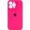 Чехол Silicone Case Full Camera Protective (AA) для Apple iPhone 16 Pro (6.3) - Розовый / Barbie pink