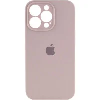 Чехол Silicone Case Full Camera Protective (AA) для Apple iPhone 16 Pro (6.3) - Серый / Lavender