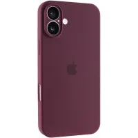Чохол Silicone Case Full Camera Protective (AA) для Apple iPhone 16 Plus (6.7) - Бордовий / Plum