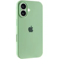 Чохол Silicone Case Full Camera Protective (AA) для Apple iPhone 16 Plus (6.7) - Зелений / Pistachio