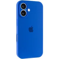 Чохол Silicone Case Full Camera Protective (AA) для Apple iPhone 16 Plus (6.7) - Синій / Capri Blue