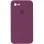 Чохол Silicone Case Square Full Camera Protective (AA) для Apple iPhone 7/8/SE (2020) (4.7) - Бордовий / Maroon