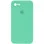 Чохол Silicone Case Square Full Camera Protective (AA) для Apple iPhone 7/8/SE (2020) (4.7) - Зелений / Spearmint