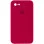 Чохол Silicone Case Square Full Camera Protective (AA) для Apple iPhone 7/8/SE (2020) (4.7) - Червоний / Rose Red