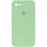 Чохол Silicone Case Square Full Camera Protective (AA) для Apple iPhone 7/8/SE (2020) (4.7) - М'ятний / Mint