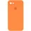 Чохол Silicone Case Square Full Camera Protective (AA) для Apple iPhone 7/8/SE (2020) (4.7) - Помаранчевий / Papaya