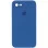 Чохол Silicone Case Square Full Camera Protective (AA) для Apple iPhone 7 / 8 / SE (2020) (4.7) - Синій / Navy blue
