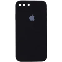 Чохол Silicone Case Square Full Camera Protective (AA) для Apple iPhone 7 plus/8 plus (5.5) - Чорний / Black
