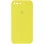 Чехол Silicone Case Square Full Camera Protective (AA) для Apple iPhone 7 plus / 8 plus (5.5) - Желтый / Bright Yellow