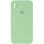 Чохол Silicone Case Square Full Camera Protective (AA) для Apple iPhone X / XS (5.8) - М'ятний / Mint