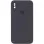 Чохол Silicone Case Square Full Camera Protective (AA) для Apple iPhone X / XS (5.8) - Сірий / Dark Gray