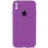 Чохол Silicone Case Square Full Camera Protective (AA) для Apple iPhone X / XS (5.8) - Фіолетовий / Grape