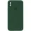 Чохол Silicone Case Square Full Camera Protective (AA) для Apple iPhone X / XS (5.8) - Зелений / Cyprus Green