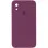 Чохол Silicone Case Square Full Camera Protective (AA) для Apple iPhone XR (6.1) - Бордовий / Maroon