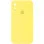 Чохол Silicone Case Square Full Camera Protective (AA) для Apple iPhone XR (6.1) - Жовтий / Yellow