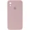 Чохол Silicone Case Square Full Camera Protective (AA) для Apple iPhone XR (6.1) - Рожевий / Pink Sand