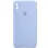 Чохол Silicone Case Square Full Camera Protective (AA) для Apple iPhone XS Max (6.5) - Блакитний / Lilac Blue