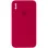 Чохол Silicone Case Square Full Camera Protective (AA) для Apple iPhone XS Max (6.5) - Червоний / Rose Red