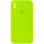 Чохол Silicone Case Square Full Camera Protective (AA) для Apple iPhone XS Max (6.5) - Салатовий / Neon green