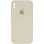 Чохол Silicone Case Square Full Camera Protective (AA) для Apple iPhone XS Max (6.5) - Бежевий / Antique White